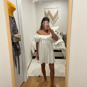 Zara white dress